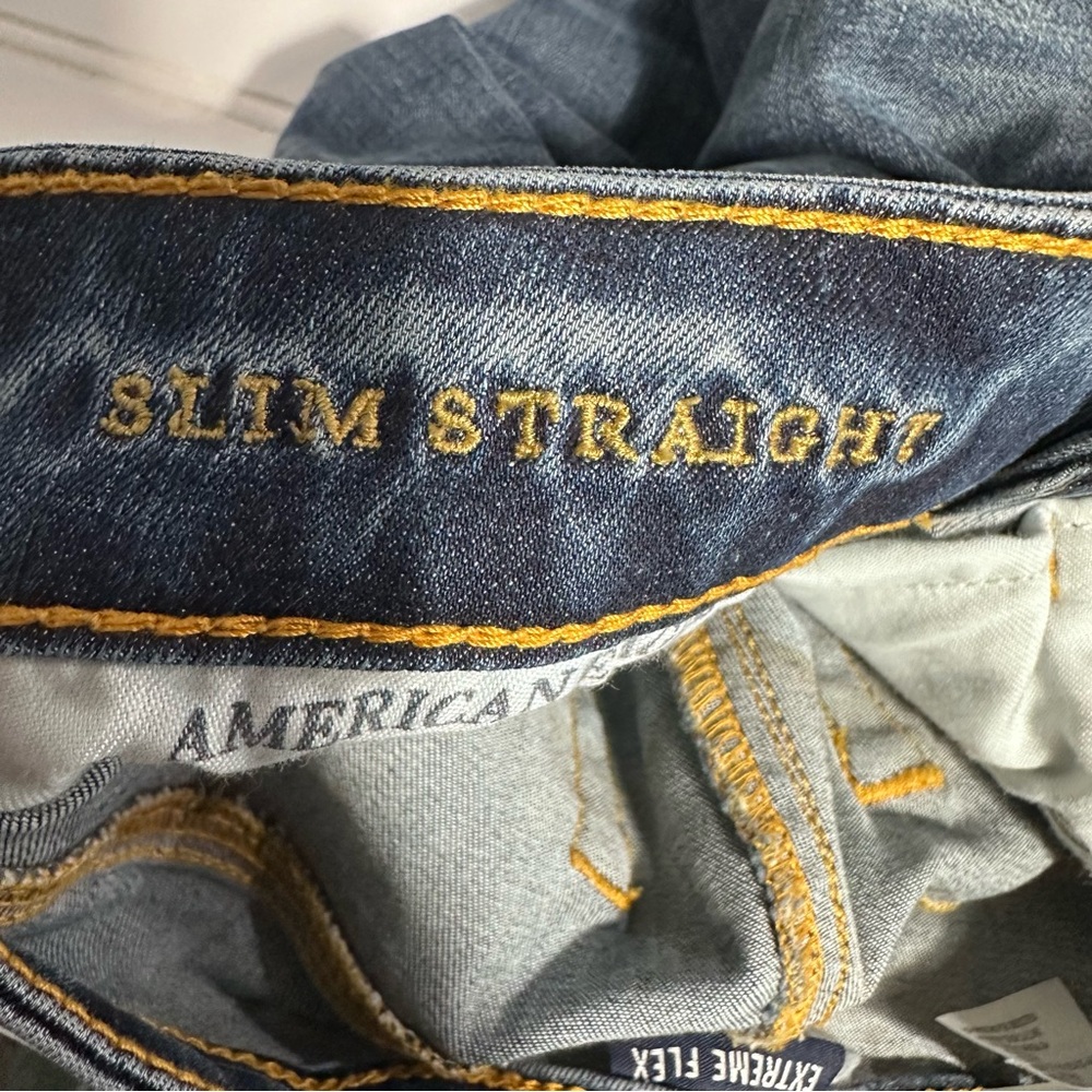 American Eagle Slim Straight jeans men’s 28 x 30 - Picture 7 of 9